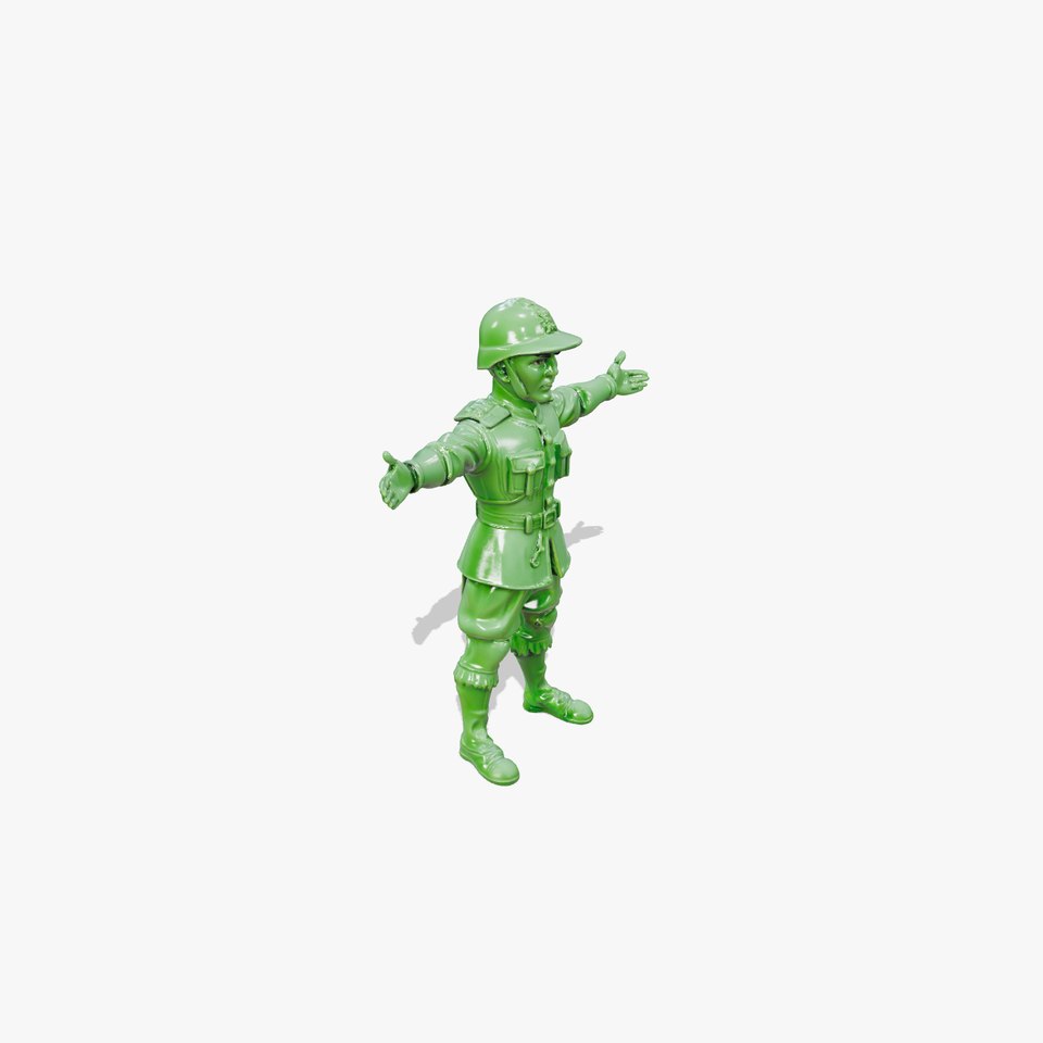 Green Soldier Toy model pack